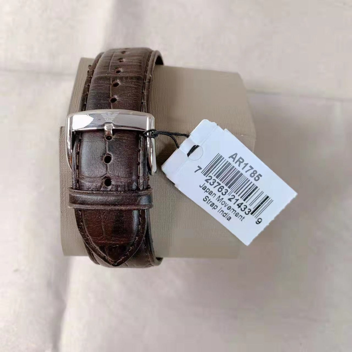 Emporio Armani Men's AR1785 Dress Brown Leather Watch Emporio Armani Men's AR1785 Dress Brown Leather Watch